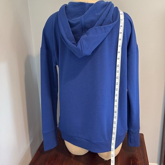 TALBOTS T BY TALBOTS FEATHERWEIGHT TERRY HOODED PULLOVER SIZE S - Picture 5 of 10